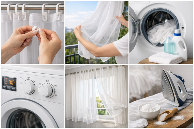 Jak prać firanki? Praktyczny poradnik krok po kroku