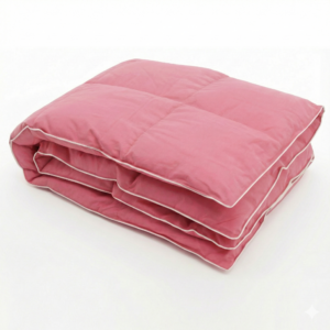Kołdra Półpuchowa 160x200 Różowa – Naturalny Puch i Pierze 2kg – Produkt Polski PEN-POL