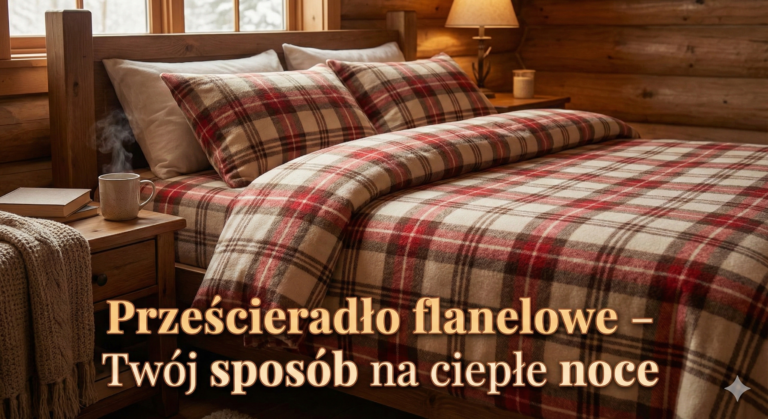 Prześcieradło flanelowe – Twój sposób na ciepłe noce. Dlaczego warto wybrać je na zimę?