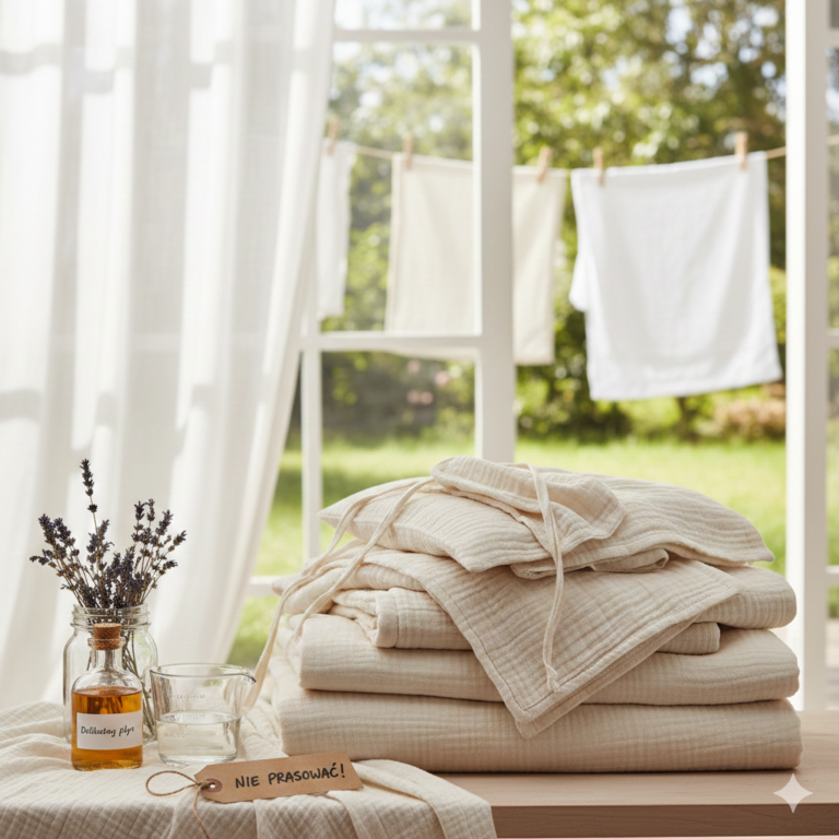 Jak dbać o pościel muślinową? Kompletny przewodnik pielęgnacji.