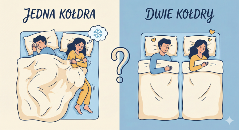 Odwieczny spór w sypialni: Dwie kołdry czy jedna?