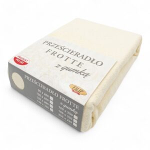 PRZEŚCIERADŁO FROTTE GRUBE POLSKIE Z GUMKĄ 90x200