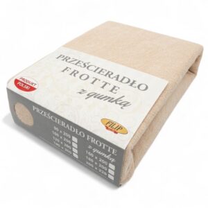 PRZEŚCIERADŁO FROTTE GRUBE POLSKIE Z GUMKĄ 90x200