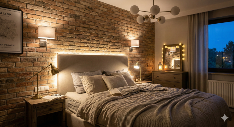Oświetlenie w sypialni – jak je zaplanować, by sprzyjało relaksowi? Kompletny poradnik
