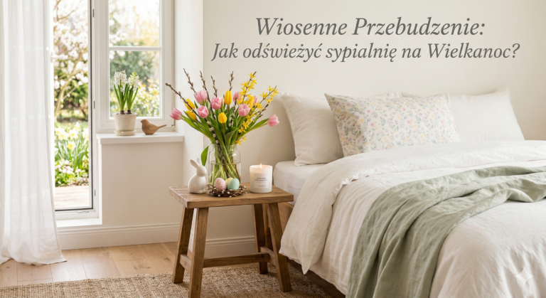 Wiosenne przebudzenie: Jak odświeżyć sypialnię na Wielkanoc? 🌷