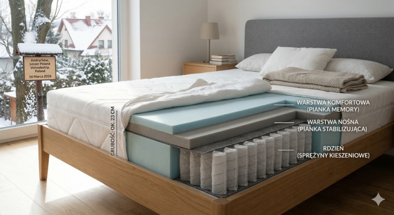 Jak dobrać grubość materaca? Kompletny poradnik dla zdrowego snu