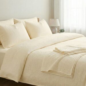 Pościel muślinowa 160x200 + 2x 70x80 cm 100% bawełna – Polski Producent Koppol