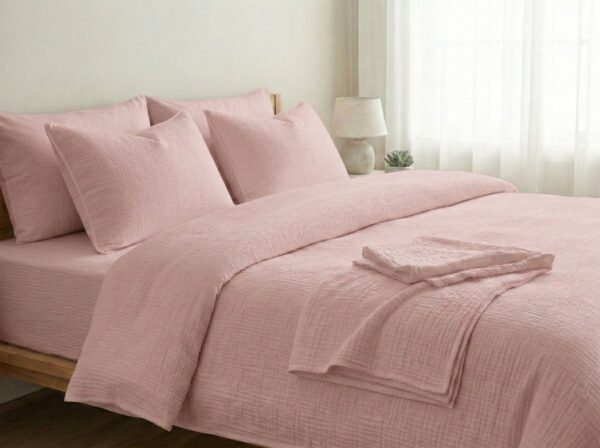 Pościel muślinowa 160x200 + 2x 70x80 cm 100% bawełna – Polski Producent Koppol