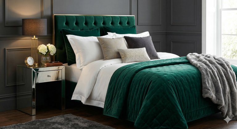 Sypialnia pełna blasku: Jak dobrać pościel do stylu glamour?