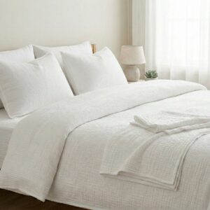 Pościel muślinowa 160x200 + 2x 70x80 cm 100% bawełna – Polski Producent Koppol