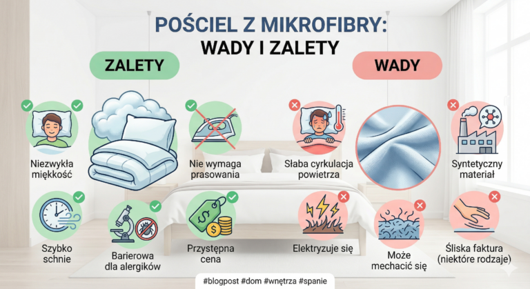 Pościel z mikrofibry: Wady, zalety i wszystko, co musisz wiedzieć przed zakupem