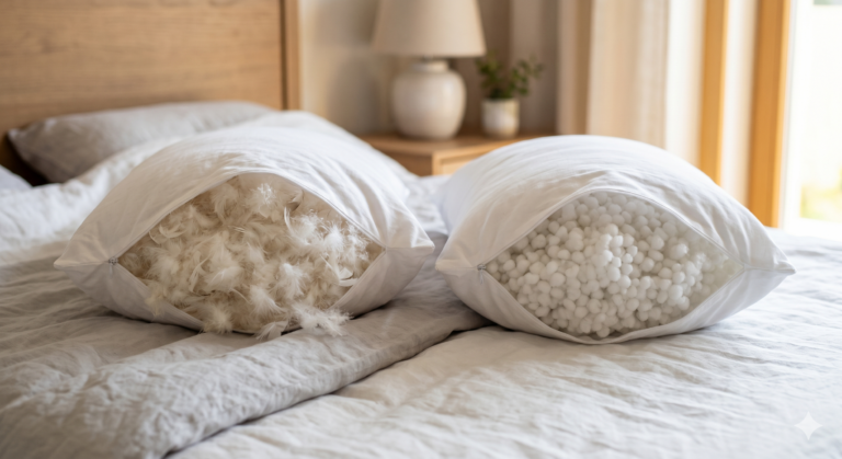 Idealna poduszka do snu: Klasyczny puch czy nowoczesna kulka silikonowa?