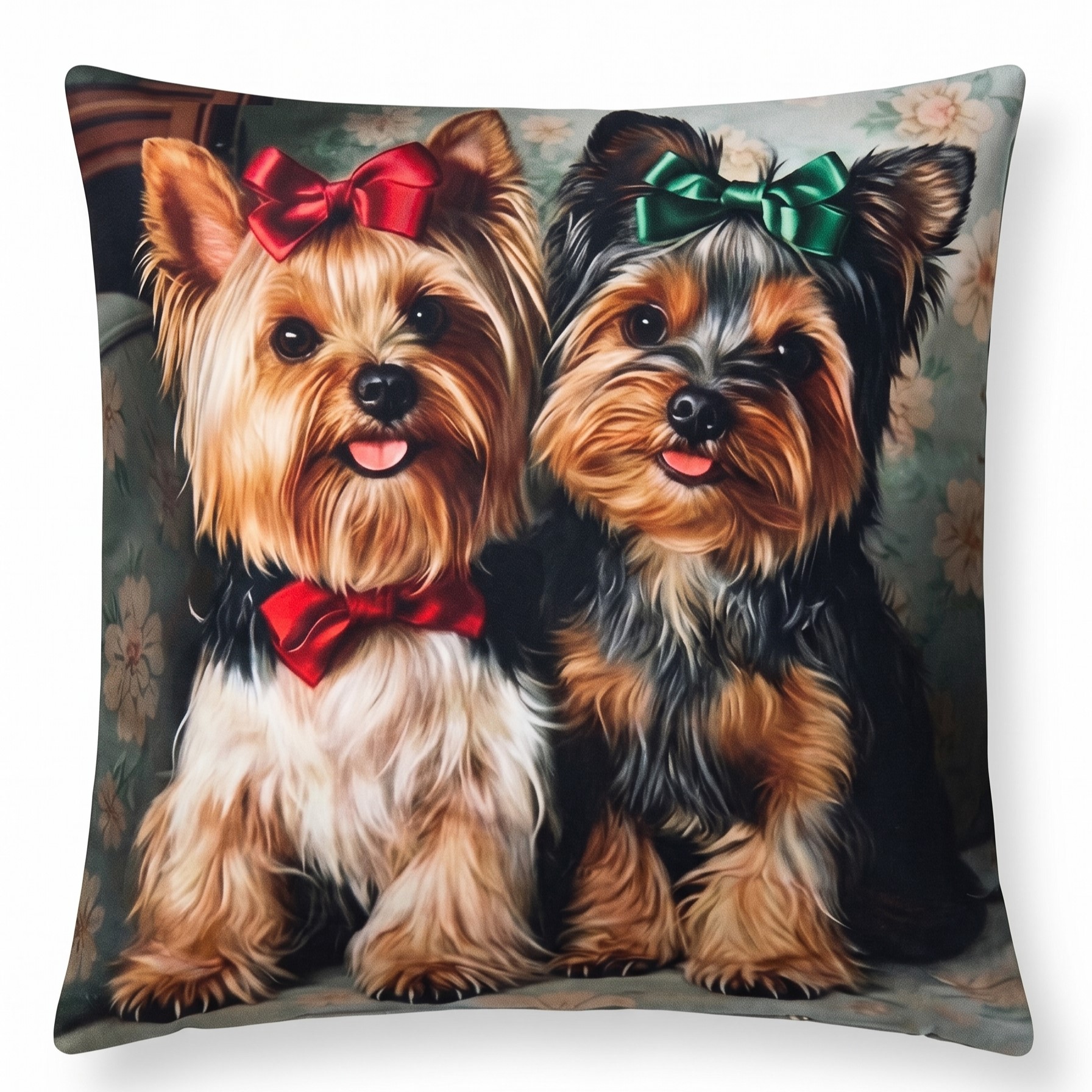 Poszewka Dekoracyjna Welurowa 45x45 cm – Dwustronny Wzór, Na Zamek