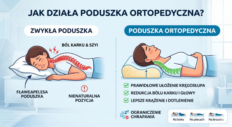 Zadbaj o swój kręgosłup, kiedy śpisz: Przewodnik po poduszkach ortopedycznych