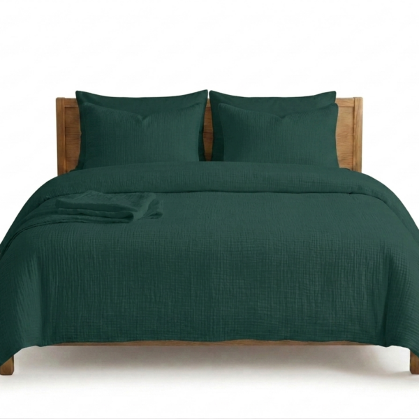 Pościel muślinowa 160x200 + 2x 70x80 cm 100% bawełna – Polski Producent Koppol