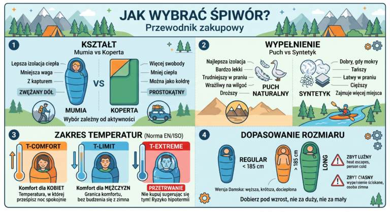 Jaki śpiwór wybrać? Kompletny poradnik przed wyprawą
