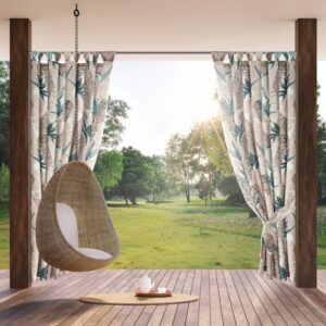 Zasłona Gotowa Garden 8 na Szelkach Beżowy