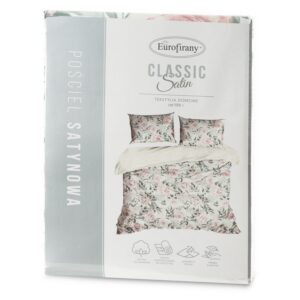Komplet Pościeli Satynowej Spring 13 Biały