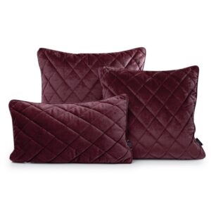 Poszewka Velvet 28 Bordowy