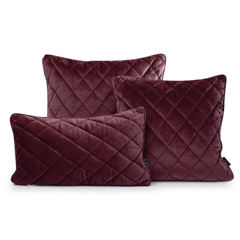 Poszewka Velvet 28 Bordowy - obrazek 2