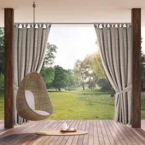 Zasłona Gotowa Garden 10 na Szelkach Brązowy