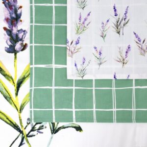 Komplet Ręczników Kuchennych Lavender Naturalny (3)
