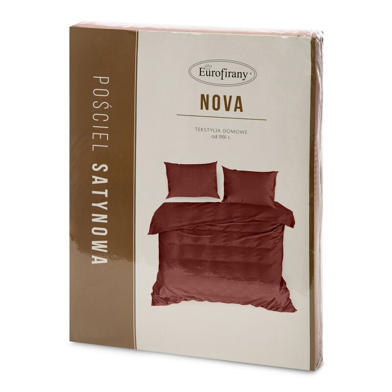 Komplet Pościeli Nova3 Burgundowy - obrazek 2