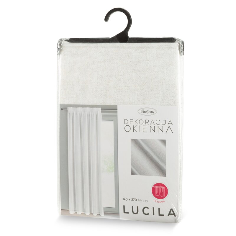 Firana Gotowa Lucila na Taśmie Biały - obrazek 3