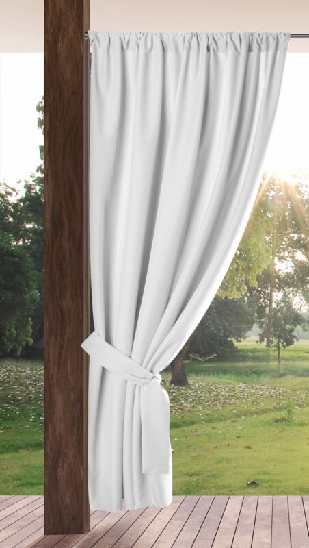 Zasłona Gotowa Garden na Biały - obrazek 2