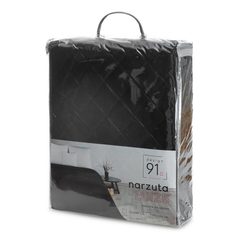 Narzuta D91 Luiz 5 Czarny - obrazek 2