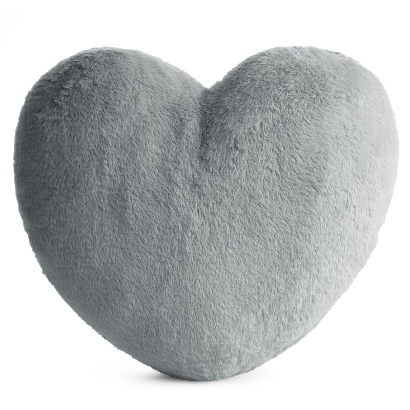 Poszewka Heart Srebrny