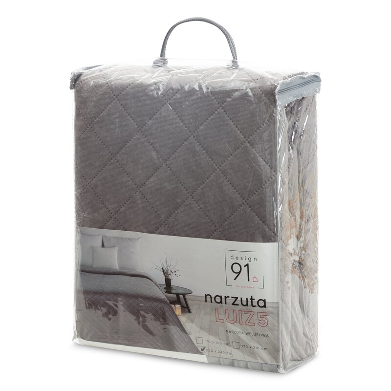 Narzuta D91 Luiz 5 Srebrny - obrazek 2