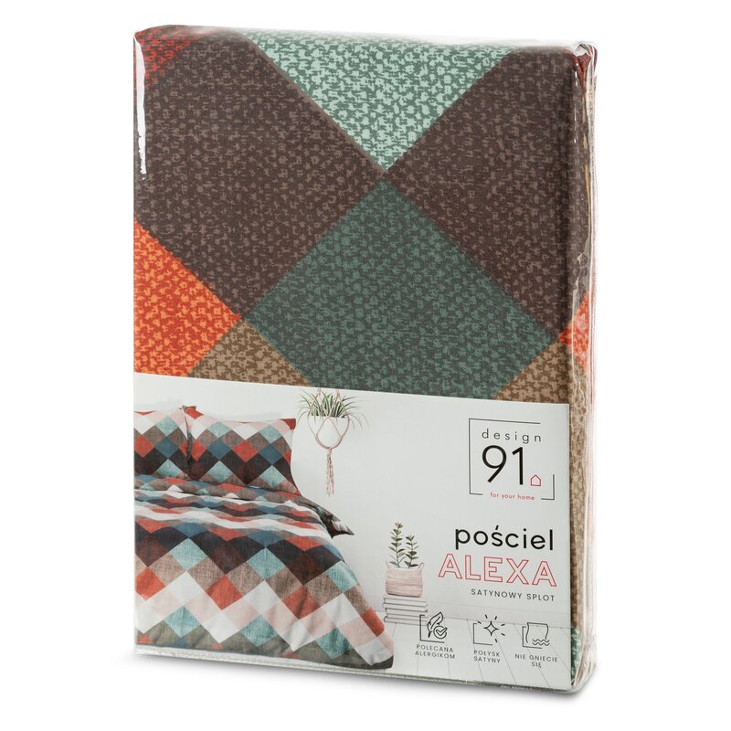 Pościel D91 Alexa Brązowy - obrazek 2
