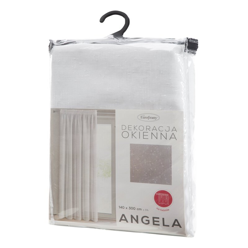Firana Gotowa Angela na Taśmie Biały - obrazek 3