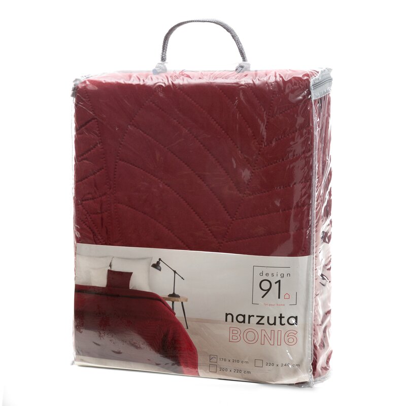 Narzuta D91 Boni 6 Bordowy - obrazek 2