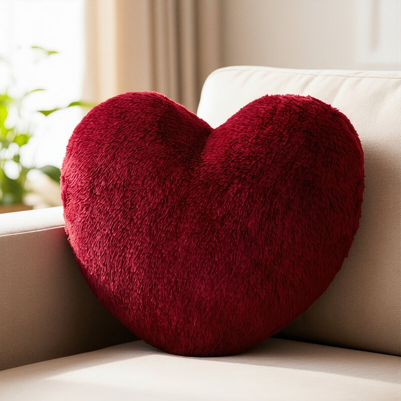 Poszewka Heart Czerwony - obrazek 3