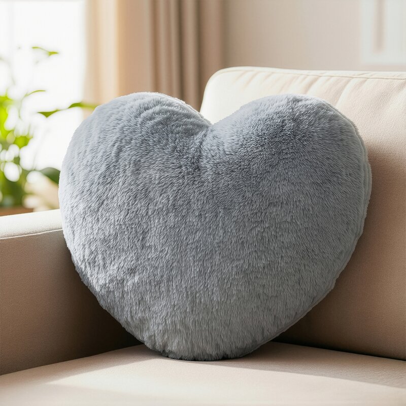 Poszewka Heart Srebrny - obrazek 3