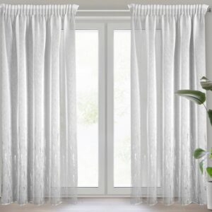 Firana Gotowa Linzi na Taśmie Biały