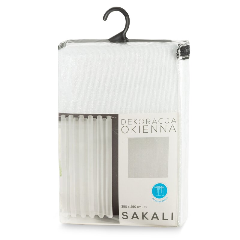 Firana Gotowa Sakali Biały - obrazek 3