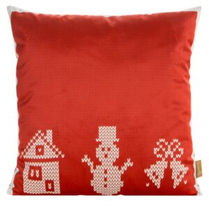 Poszewka Świateczna Noel01 Czerwony (01)