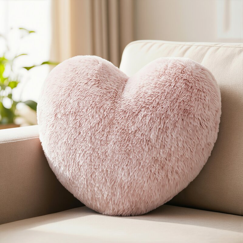 Poszewka Heart Pudrowy - obrazek 3