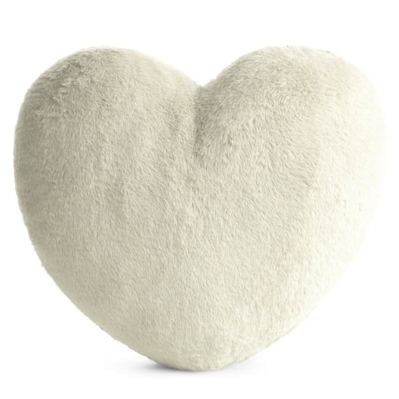 Poszewka Heart Kremowy
