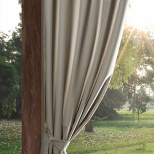 Zasłona Gotowa Garden na Szelkach Beżowy
