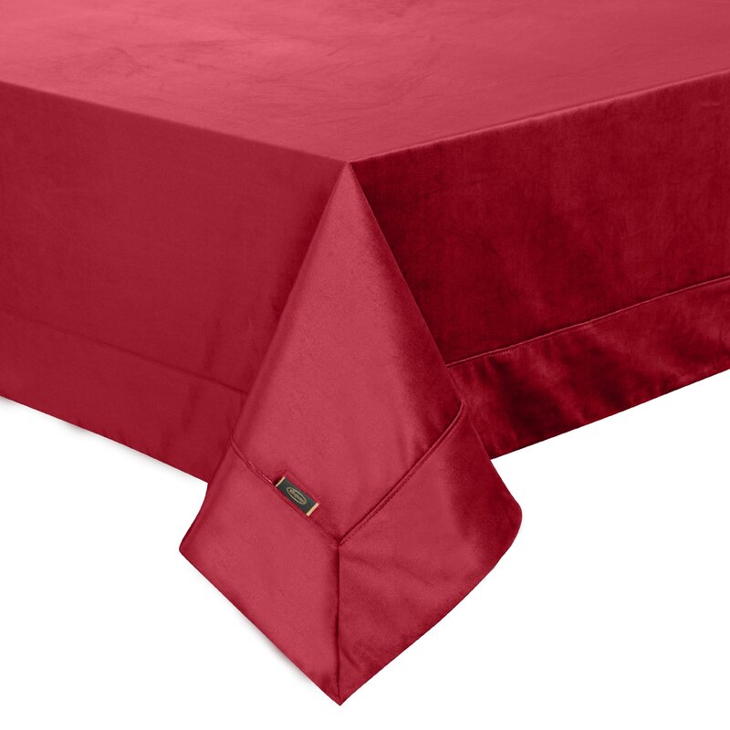 Obrus Velvet Bordowy - obrazek 3