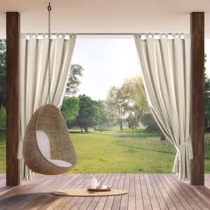 Zasłona Gotowa Garden na Szelkach Jasnobeżowy
