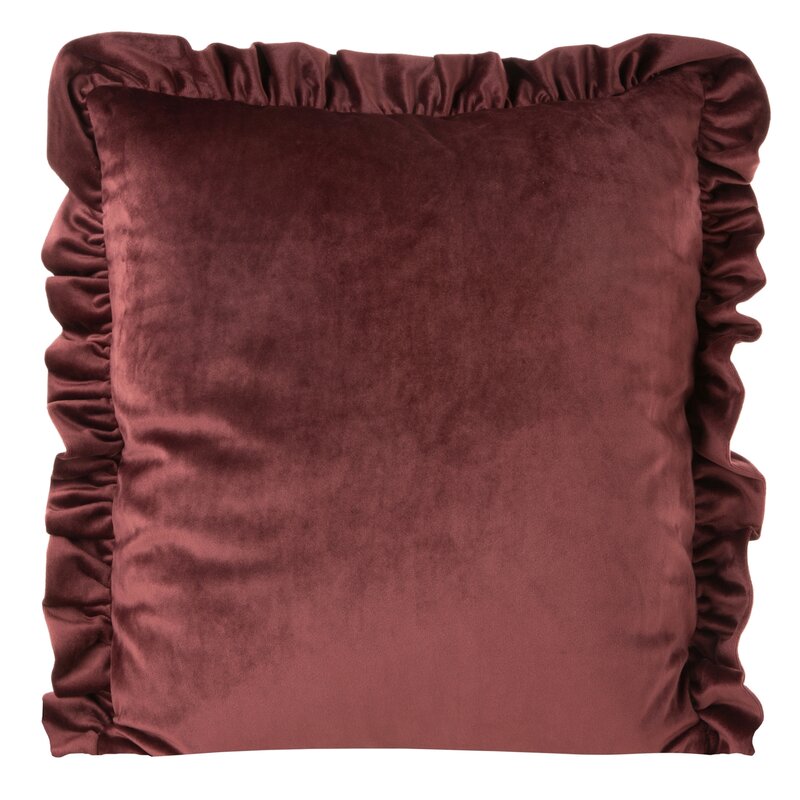 Poszewka Velvet 25 Ciemnobordowy