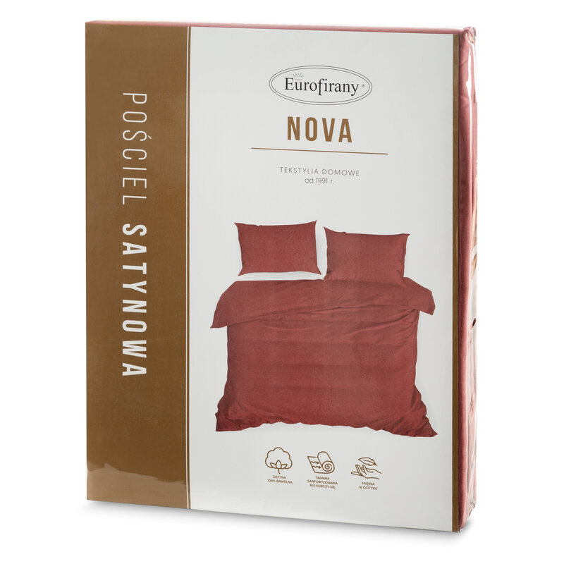 Komplet Pościeli Nova3 Marsala - obrazek 2