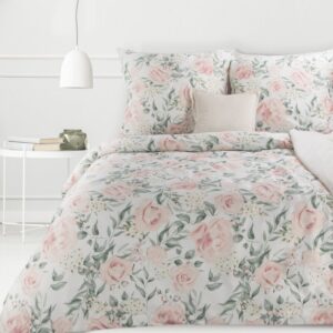 Komplet Pościeli Satynowej Spring 13 Biały