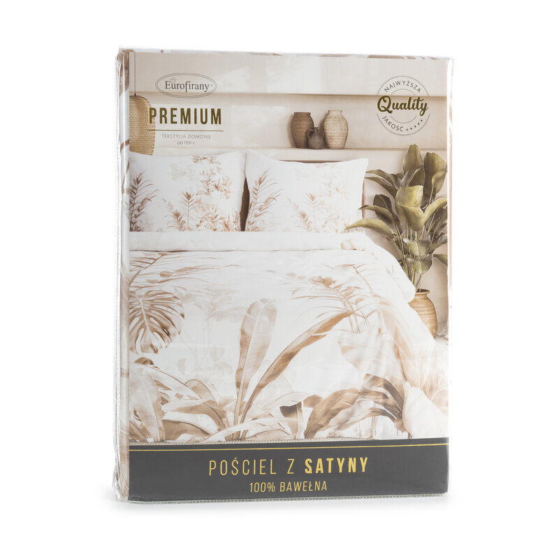 Komplet Pościeli Satynowej Premium25 Biały - obrazek 2