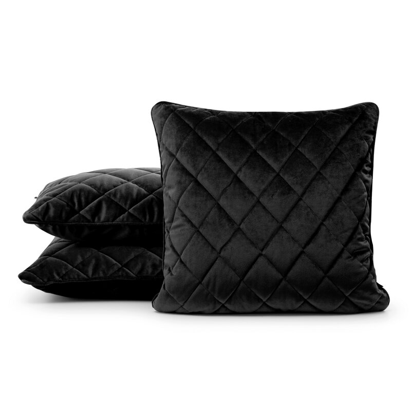 Poszewka Velvet 27 Czarny - obrazek 3